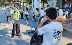 您的頭盔戴好了嗎？漢中交警一大隊正在嚴查…縮略圖