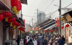 舞龍、舞獅、民族舞…漢臺家門口的年味正濃縮略圖