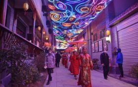 鎮(zhèn)巴：班城老街漢服秀，巴山深處年味濃縮略圖