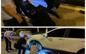 外地游客自駕汽車爆胎，漢中民警解難題縮略圖