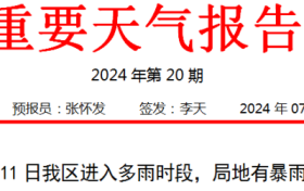 進(jìn)入多雨時(shí)段，局地暴雨或大暴雨！漢臺發(fā)布重要天氣報(bào)告→縮略圖