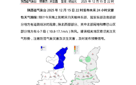 降溫、大風(fēng)！陜西發(fā)布最新天氣預(yù)報(bào)！雨雪時(shí)間就在→縮略圖