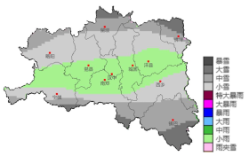 18-21日漢中市有一次寒潮 雨雪 吹風(fēng)天氣過程縮略圖